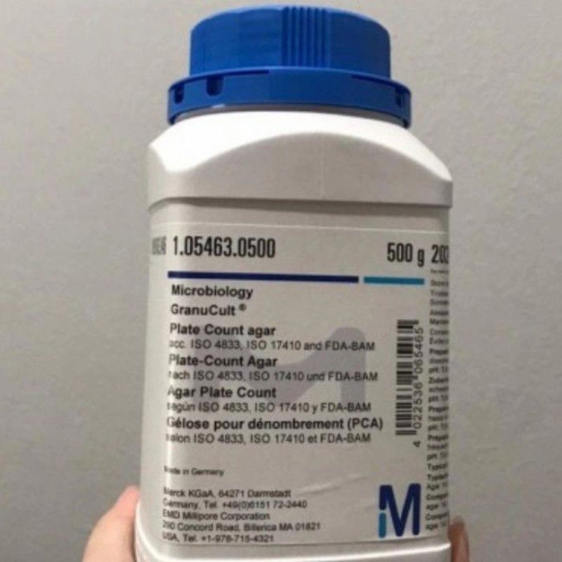 Plate Count Agar 500 gr, 1.05463.0500