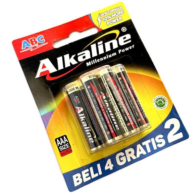 BB Alkaline AAA 4+2