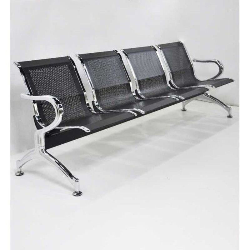 Kursi besi tunggu 4 dudukan