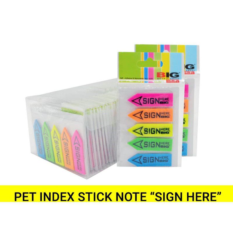 Sticky Notes/Post It BIG Sign Here Panah 6621