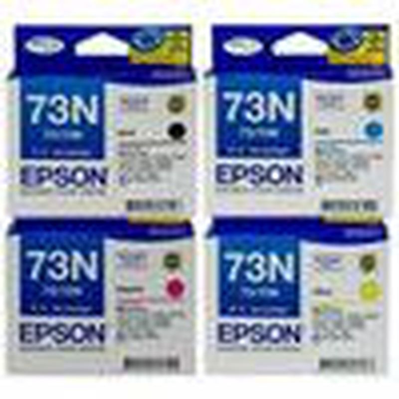 Epson Cartridge Printer Inkjet 73N Original - Yellow