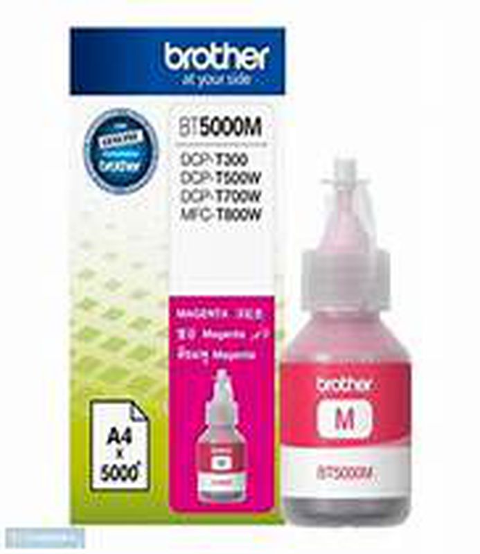 TINTA PRINT BROTHER BT 5000 M - MAGENTA DCP T310 T510W T710W MFC T810W ...