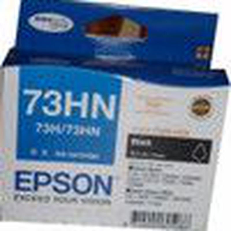 Epson Cartridge Printer Inkjet 73HN Black Original