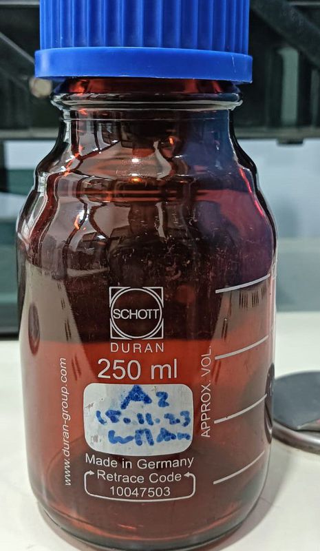 Botol Sample Amber
