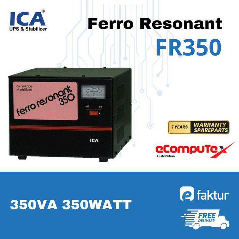 STABILIZER ICA FR-350 FR350 350VA 350WATT FERRO RESONANT - GARANSI RESMI