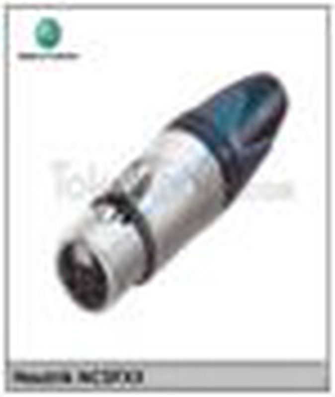 Neutrik NC5FXX-B 5-Pin XLR Female Cable Connector - Black Metal, Gold Contacts