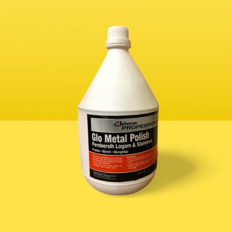 Glo Metal Polish Johnson Pembersih logam & stainless Johnson