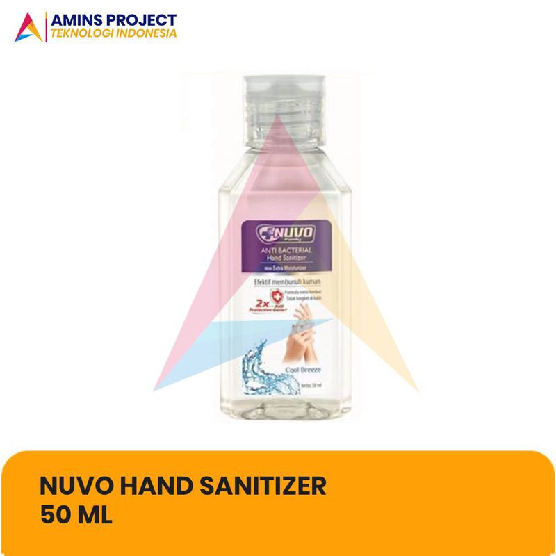 NUVO HAND SANITIZER 50 ML BIRU