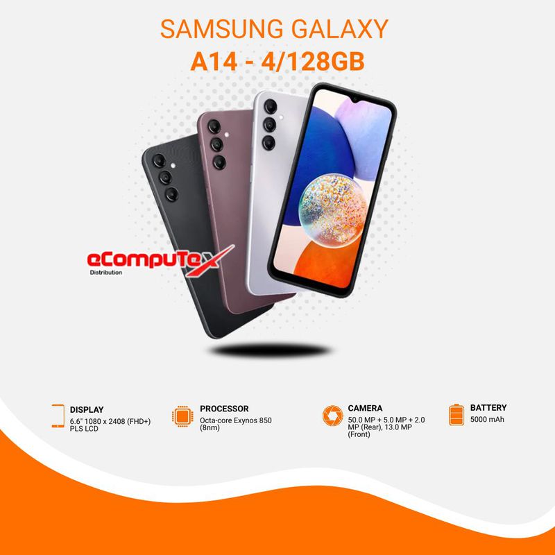Handphone Samsung Galaxy A14 4/128GB - TKDN RESMI