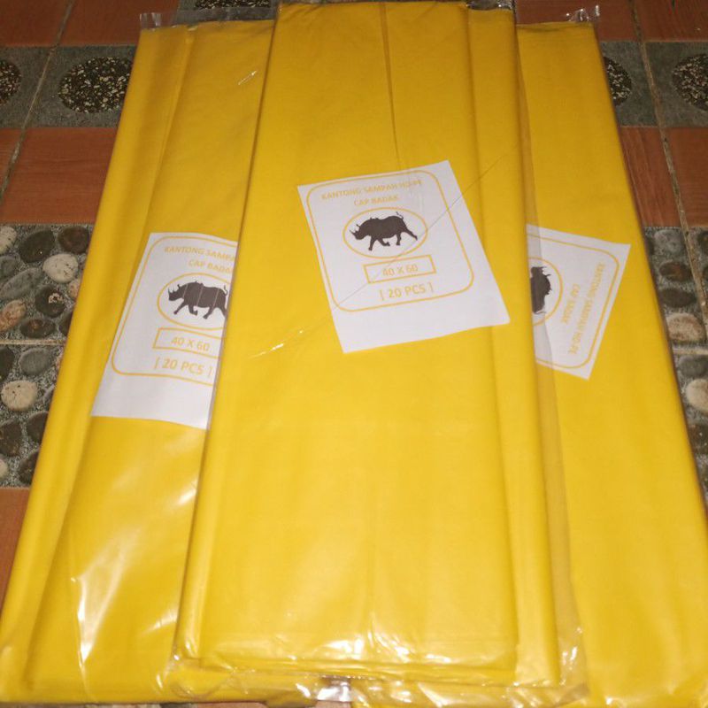 PLASTIK KUNING 40X60