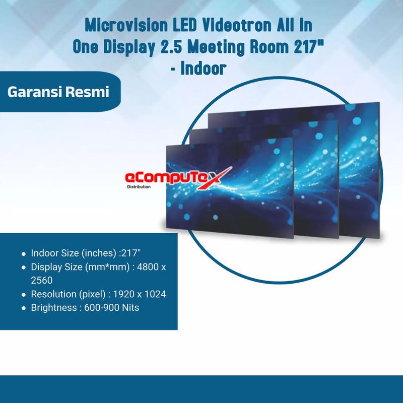 Microvision LED Videotron All In One Display 2.5 Meeting Room 217 ...