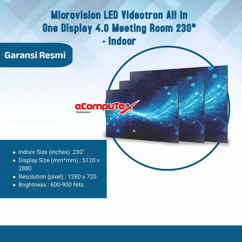 Microvision LED Videotron All In One Display 4.0 Meeting Room 230 ...
