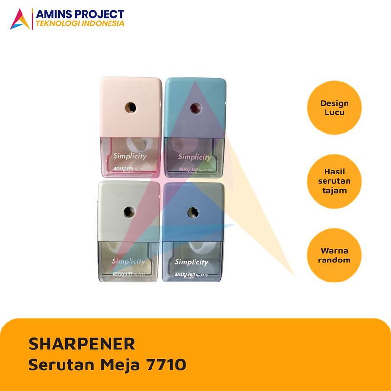 SHARPENER / RAUTAN / SERUTAN MEJA 7710 (1 PCS)