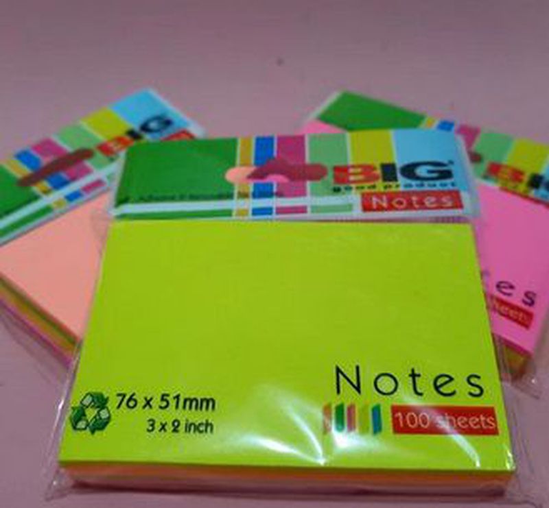 Notes Big X Mm Memo Post It Warna Warni Sticky Notes Big