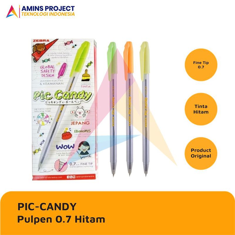 BALLPOINT / BOLPEN PIC CANDY 0.7 (1 PACK)
