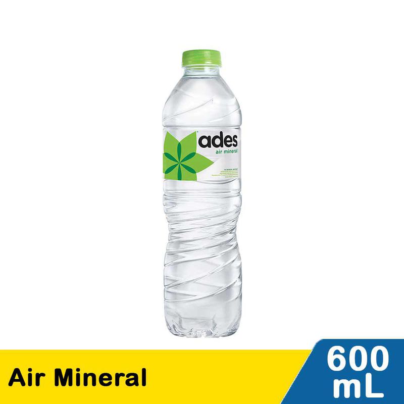 AIR MINERAL ADES KEMASAN BOTOL 600 Ml