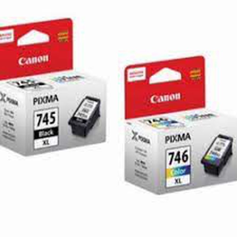 Canon Cartridge Printer InkJet PG-745 XL Black Original - CL-746 XL Color