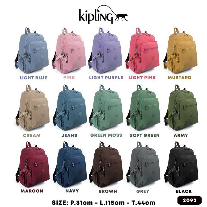 Tas Ransel Laptop Kipling Ukuran Besar KP2145 6 Ruang