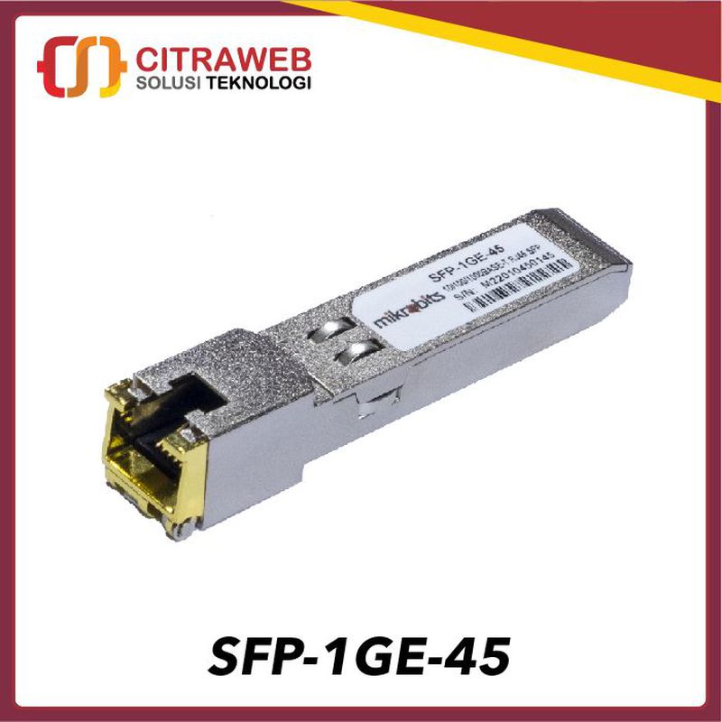 Mikrobits SFP Transceiver (RJ45) SFP-1GE-45