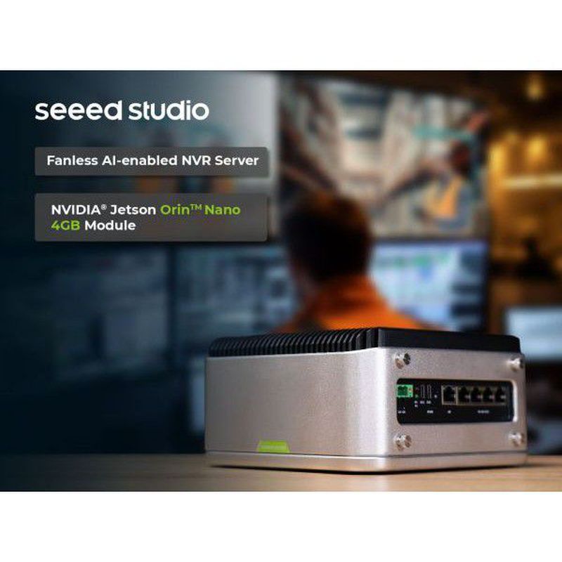 reServer industrial J3010 Fanless AI-enabled NVR Server NVIDIA Jetson ...