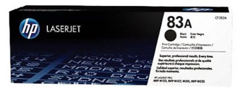 HP Black LaserJet Toner Cartridge 83A