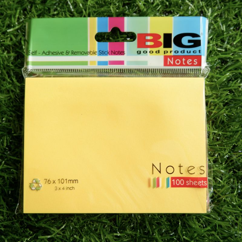 Sticky Notes BIG Post It Memo Tempel 76 x 101 mm