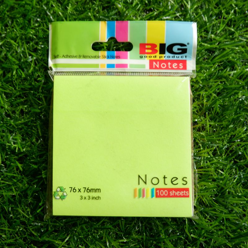 Sticky Notes BIG Post It Memo Tempel 76 x 76 mm