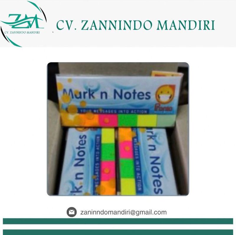 POST IT MARK AND NOTES PRONTO 6 WARNA (1PACK / 25 SET)
