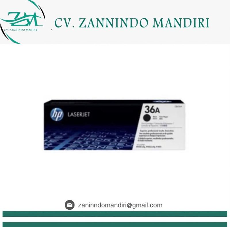 thumbnail image 2 of Genuine HP CB436A (36A) Black Toner Cartridge – For LaserJet P1505, P1505n, M1120, M1522 2 of 6