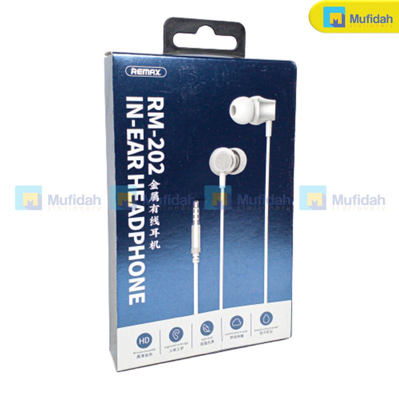 REMAX EARPHONE RM-202 PTH