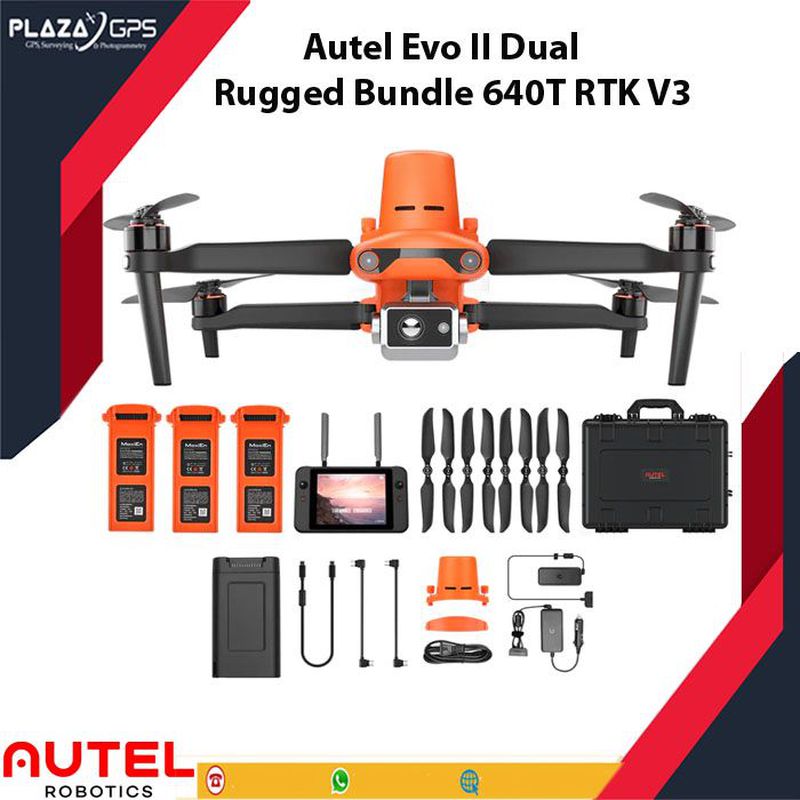 Autel Robotics EVO II Dual 640T RTK V3 Thermal Drone Rugged Bundle