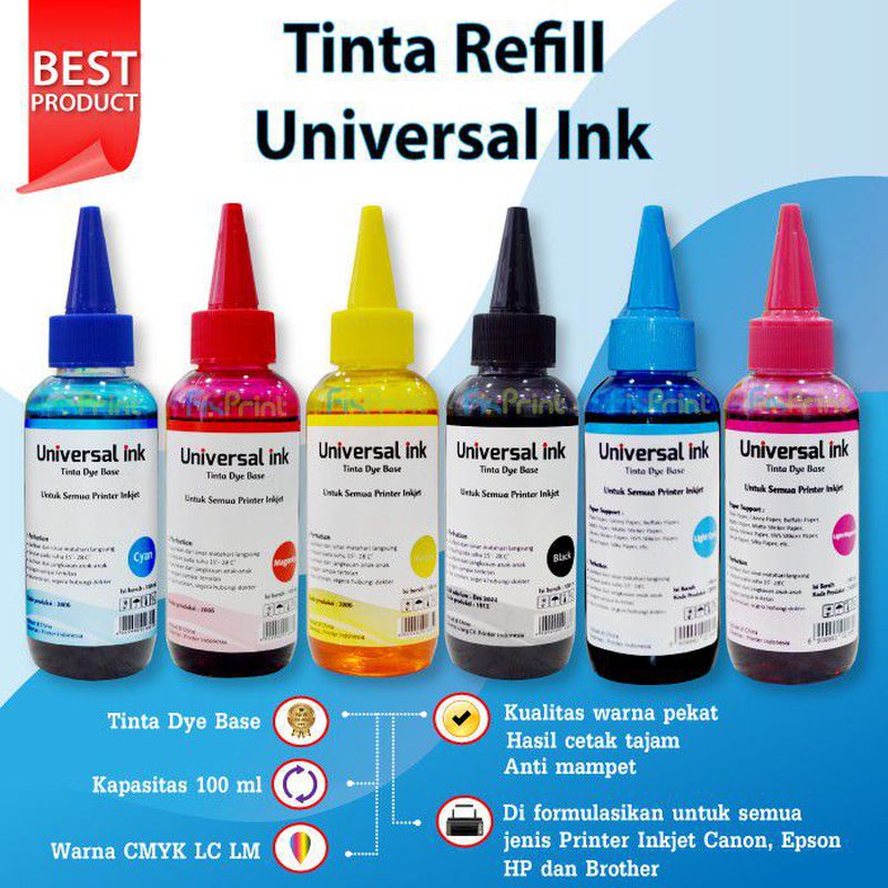 tinta universal ink 100 ml - LM