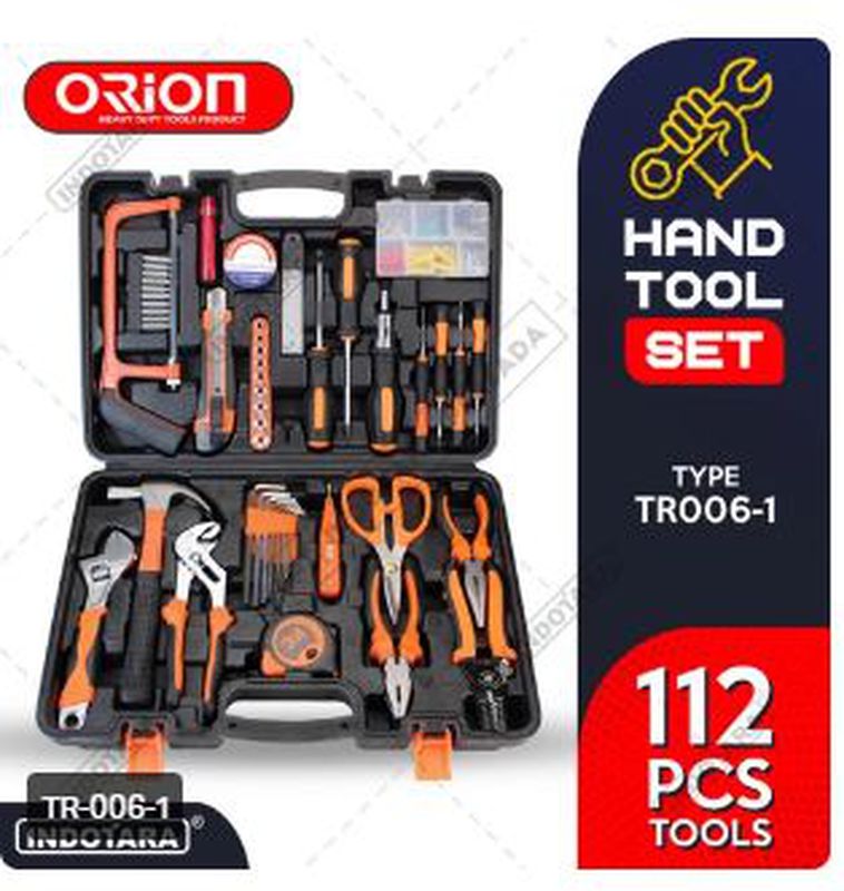 Hand Toolset / Tool Kit Set / Toolkit Toolbox Orion - TR006-1 - TR-006-1