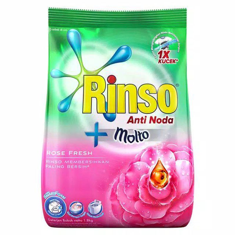Rinso Molto Detergen Bubuk 1,8 KG