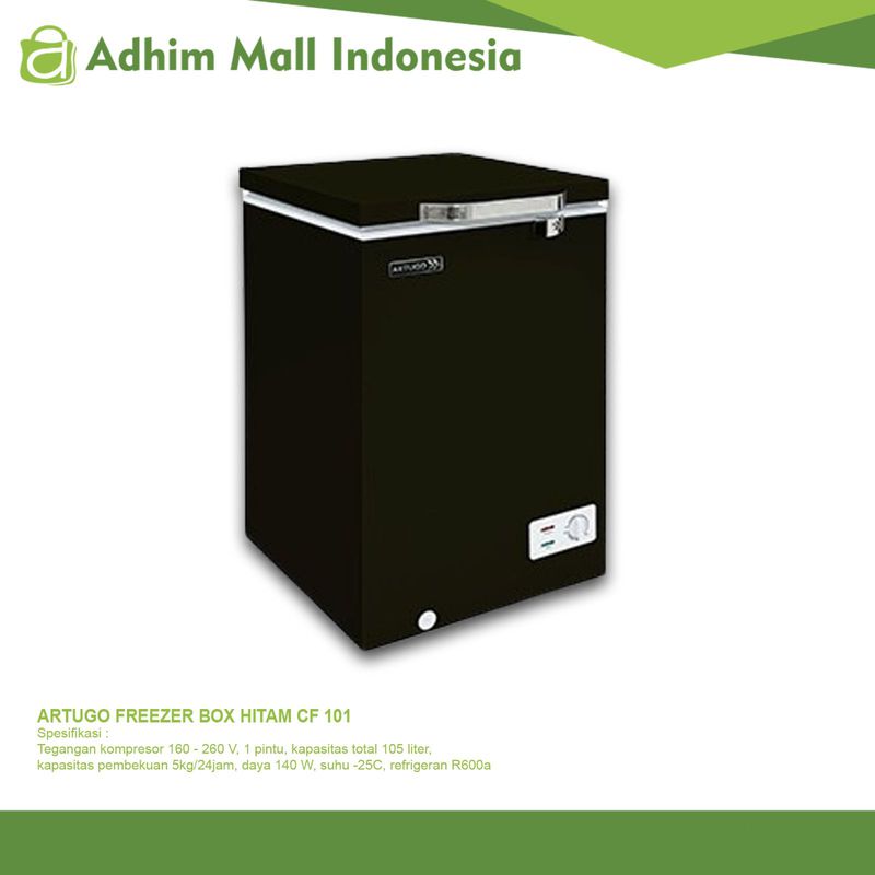ARTUGO FREEZER BOX HITAM CF 101