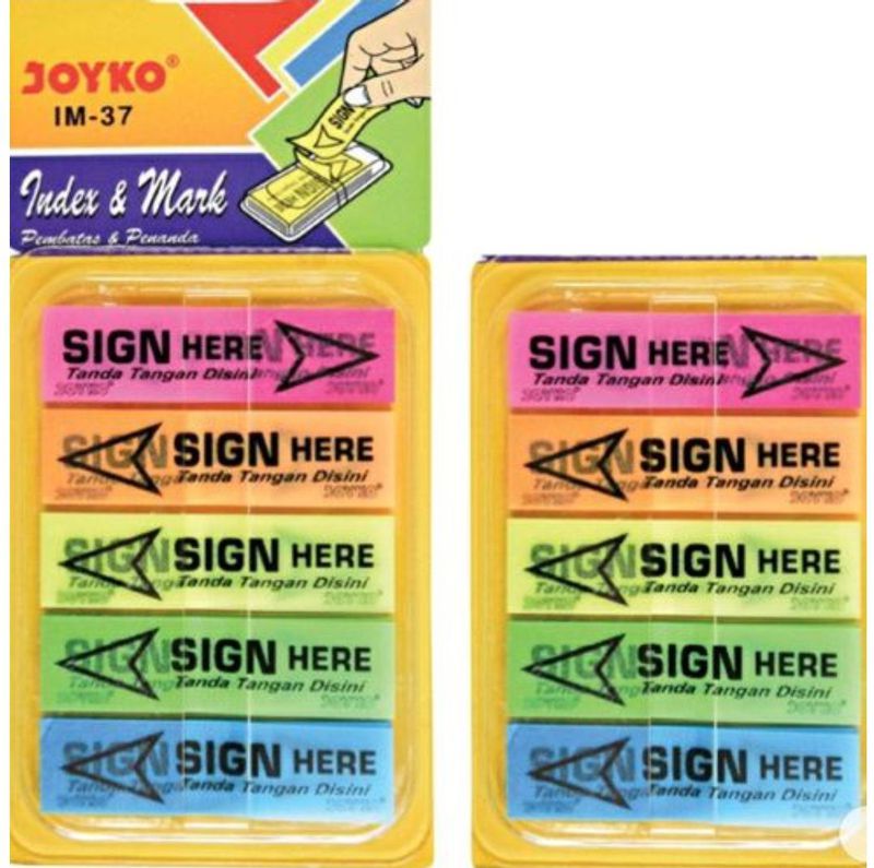 Sticky Note 5 warna Index im 37 joyko