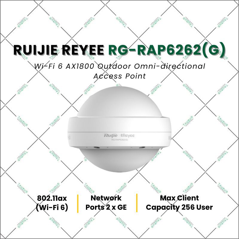 Ruijie Reyee RG-RAP6262(G) Wi-Fi 6 AX1800 Outdoor Omni-directional ...