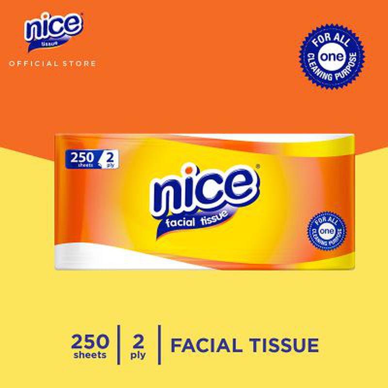 NICE FACIAL TISSUE SOFT PACK 250 S