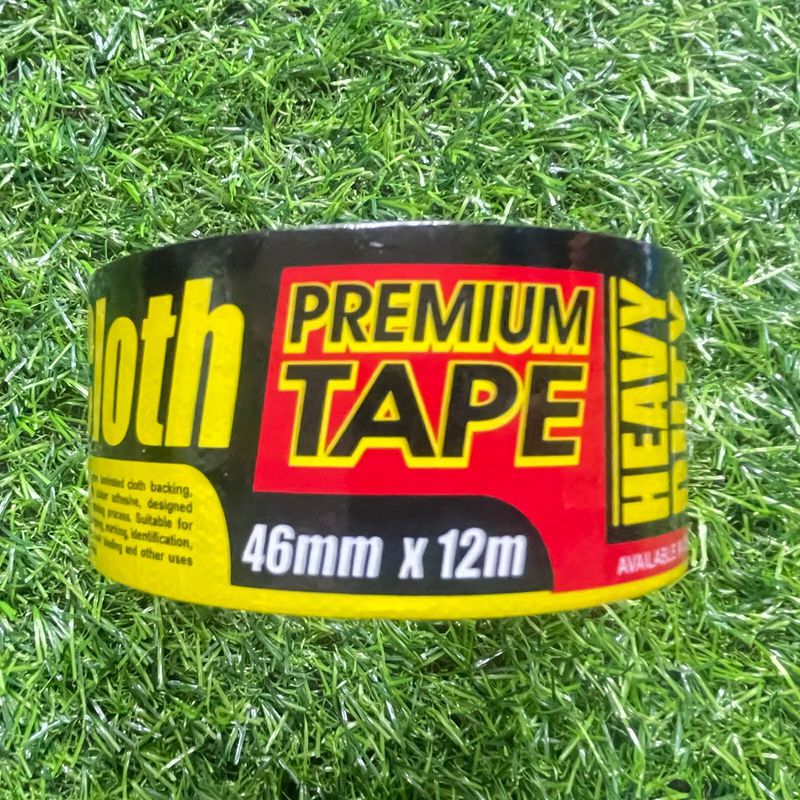 Cloth Premium Tape Lakban Hitam Nachi Tape Mm X Mm