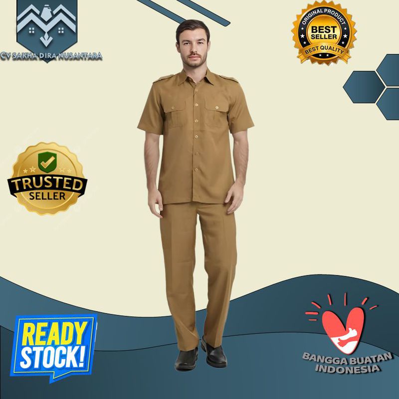 PAKAIAN DINAS HARIAN KHAKI XL