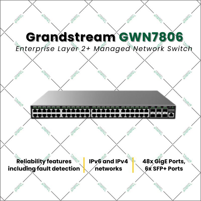 Grandstream GWN7806 Managed Network Switch layer 2+