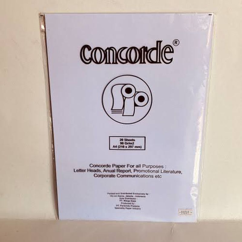 Kertas Concorde Uk. A4