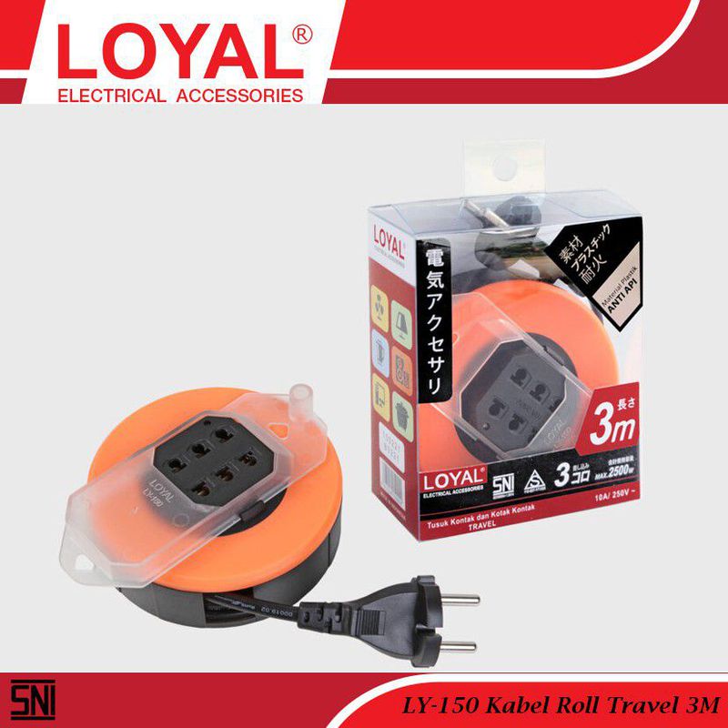 LOYAL KABEL ROLL MINI TRAVEL 3M - LY150