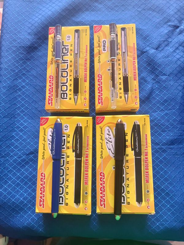 Pulpen Ballpoint Boxy Tebal Boldliner