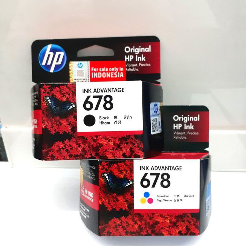 Tinta HP 678 Set ( Black, Colour)