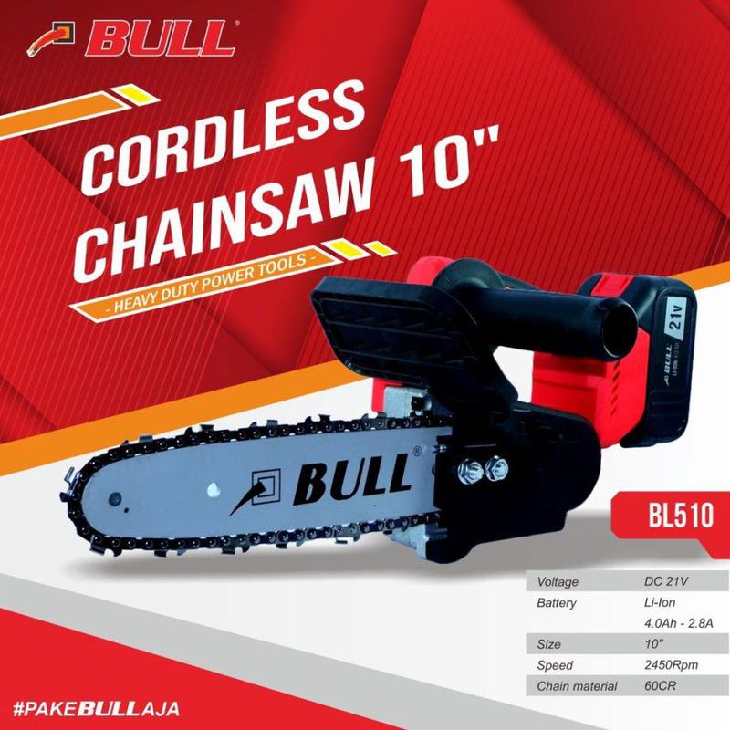 Gergaji Rantai Baterai / Cordless Chainsaw 10