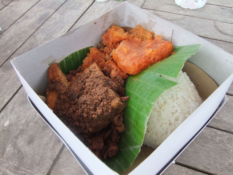 Box Nasi Gudeg dan Sambal Goreng Gandok
