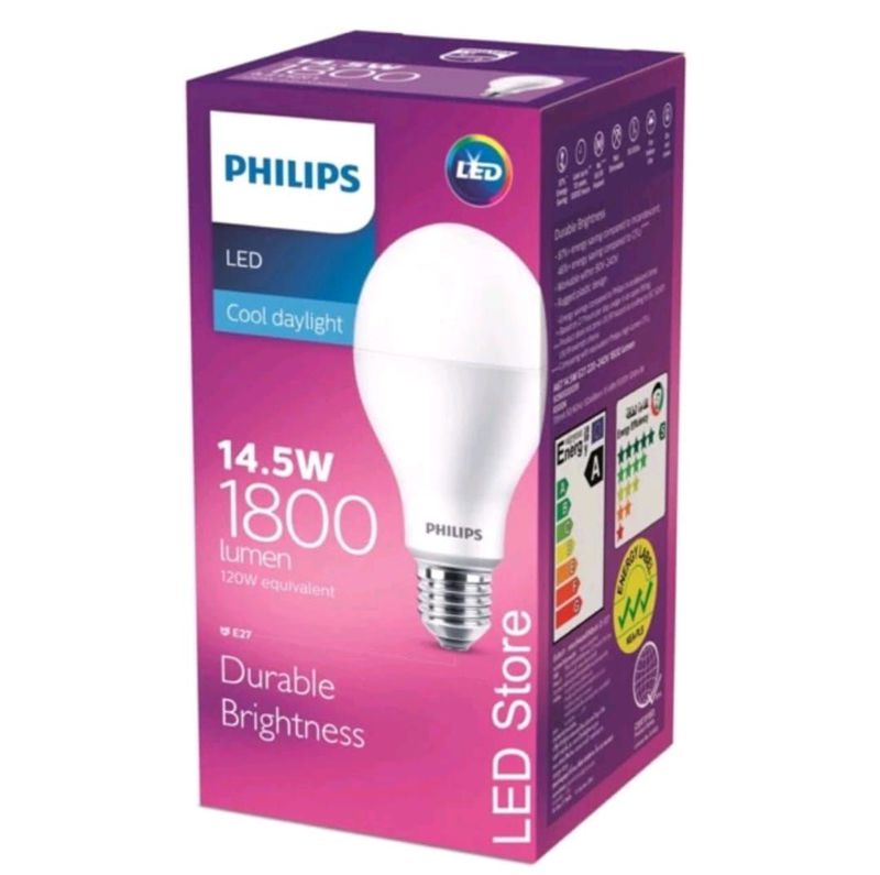 Lampu Philips LED Cool Daylight 14,5W