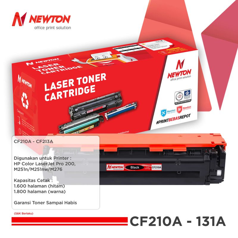 Newton Toner CF210A - 131A - Black