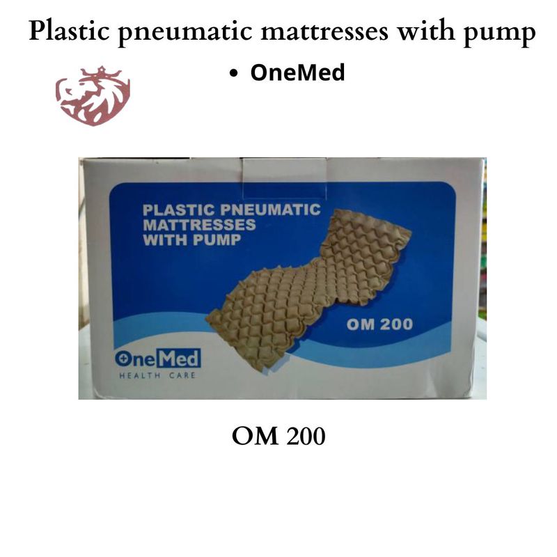 Plastic pneumatic mattresses with pump